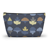 Frond Accessory Pouch w T-bottom in Indigo